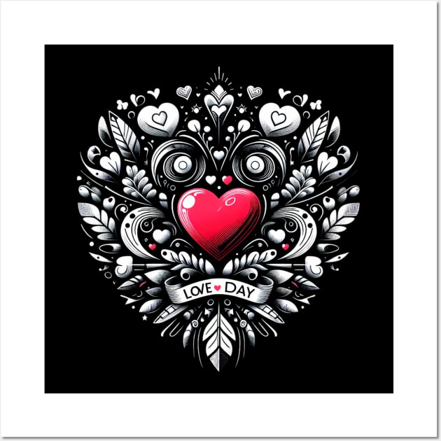 Valentines Day celebrate Wall Art by grappict